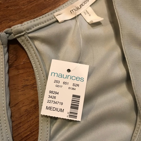 Light Blue Flowy Tank - Picture 5 of 5